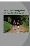 Life Isn't about Finding Yourself. Life Is about Creating Yourself.