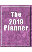 The 2019 Planner: Purple Damask(12 Planner)