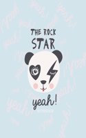 Notebook: Rock star cover and Dot pages, Extra large (8.5 x 11) inches, 110 pages, notebooks and journals(42 Rock Star Notebook,)