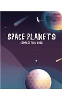Space Planets Composition Book