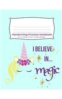 Handwriting Practice Notebook