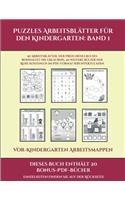 Vor-Kindergarten Arbeitsmappen (Puzzles Arbeitsblätter für den Kindergarten
