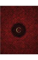 Monogram "C" Blank Sketchbook