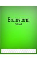 Brainstorm Notebook: 1/3" Hexagonal Graph Paper Ruled