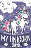 My Unicorn Journal: Blank Lined Notebook V17