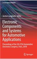 Electronic Components and Systems for Automotive Applications