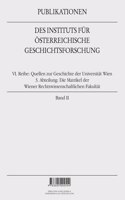 Die Matrikel Der Wiener Rechtswissenschaftlichen Fakultat