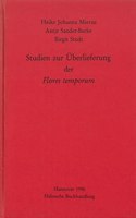 Studien Zur Uberlieferung Der Flores Temporum