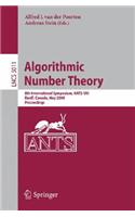 Algorithmic Number Theory: 8th International Symposium, Ants-VIII Banff, Canada, May 17-22, 2008 Proceedings