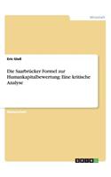 Die Saarbrücker Formel zur Humankapitalbewertung