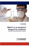 Hbbrpt as an Analytical Reagent for Cadmium