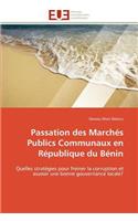 Passation des marchés publics communaux en république du bénin