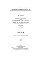 Cyber Security Enhancement Act of 2001