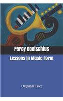 Lessons in Music Form