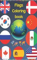Flags coloring book