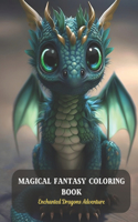 Magical Fantasy Coloring Book: Enchanted Dragons Adventure
