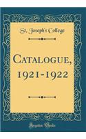 Catalogue, 1921-1922 (Classic Reprint)