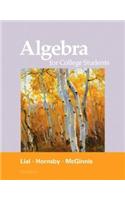 Algebra for College Students, Books a la Carte Edition