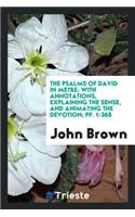 The Psalms of David in Metre: With Annotations, Explaining the Sense, and Animating the Devotion