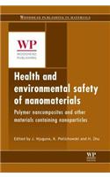 Health and Environmental Safety of Nanomaterials