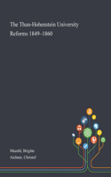 Thun-Hohenstein University Reforms 1849-1860