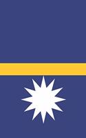 Nauru Flag Notebook - Nauruan Flag Book - Nauru Travel Journal: Medium College-Ruled Journey Diary, 110 page, Lined, 6x9 (15.2 x 22.9 cm)