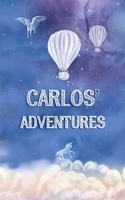 Carlos' Adventures: Softcover Personalized Keepsake Journal, Custom Diary, Writing Notebook with Lined Pages