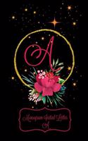 Monogram Initial Letter A