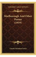 Marlborough And Other Poems (1919)