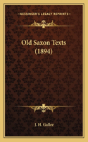 Old Saxon Texts (1894): (English)