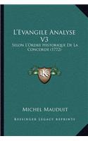 L'Evangile Analyse V3