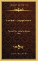 Essai Sur Le Langage Poitevin