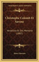 Christophe Colomb Et Savone