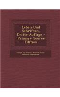 Leben Und Schriften, Dritte Auflage
