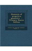 Elements of Projective Geometry - Primary Source Edition
