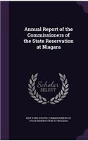 Annual Report of the Commissioners of the State Reservation at Niagara