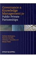 Governance and Knowledge Management for Public-Private Partnerships