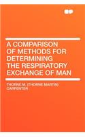 A Comparison of Methods for Determining the Respiratory Exchange of Man