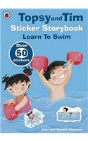 Topsy and Tim Sticker Storybook: Learn to Swim: (Topsy and Tim)