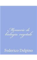 Memorie di biologia vegetale