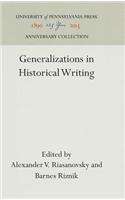 Generalizations in Historical Writing