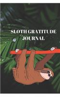 Sloth gratitude journal