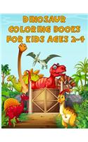 Dinosaur Coloring Books For Kids Ages 2-4: A Dinosaur Activity Book Adventure for Boys & Girls, Ages 2-4, 4-8 (25 pages 8.5" X 11")