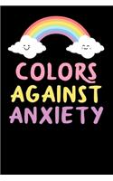 Colors Against Anxiety: Notizbuch A5 für Anime Merch, Yami Kawaii und Pastel Goth Liebhaber I A5 (6x9 inch.) I Geschenk I 120 Seiten I Kariert