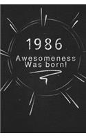 1986 awesomeness was born.: Gift it to the person that you just thought about he might like it