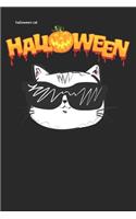 halloween cat: with sunglasses Lined Notebook / Diary / Journal To Write In 6"x9" for Scary Halloween, Spooky Ghosts, Pumpkins for kids, men and women