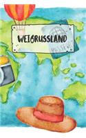 Weißrussland: Liniertes Reisetagebuch Notizbuch oder Reise Notizheft liniert - Reisen Journal für Männer und Frauen mit Linien