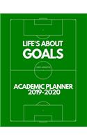Soccer Academic Planner 2019-2020: Humor Gag Present 19-20 School Organizer for Student Teen Boys Players Weekly Monthly and Daily Assignment Book with Calendar and Checklist