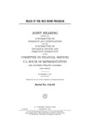 Fraud in the HUD Home Program