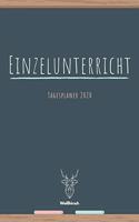 Einzelunterricht - Tagesplaner 2020